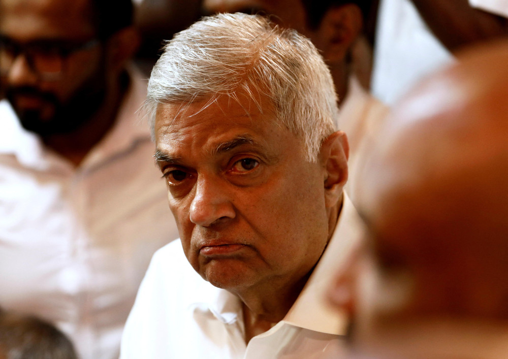 Ông Ranil Wickremesinghe khi đương nhiệm chức Thủ tướng Sri Lanka. (Ảnh: Reuters)