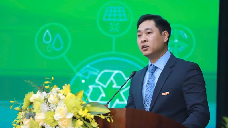 Ông Nguyễn Đức Thành, Phó Tổng Biên tập Báo Lao Động phát biểu.