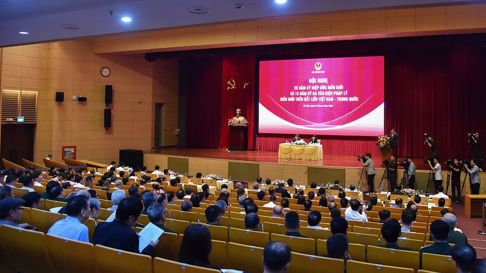 Quang cảnh hội nghị. (Ảnh: TRUNG HƯNG)