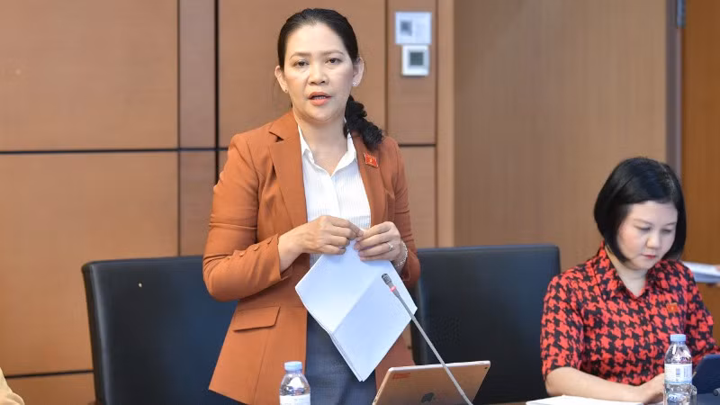 Đại biểu Huỳnh Thị Ánh Sương - Đoàn đại biểu Quốc hội tỉnh Quảng Ngãi.