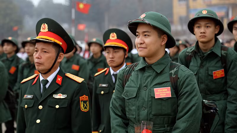 Tỉnh Tuyên Quang có 510 thanh niên viết đơn tình nguyện nhập ngũ.
