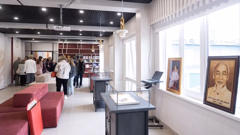 Khung cảnh bảo tàng. (Ảnh: THANH THỂ)