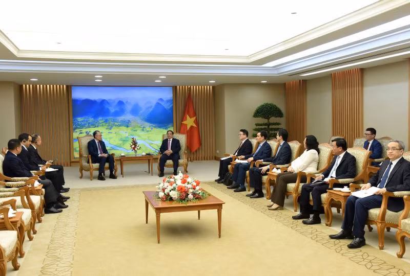 Quang cảnh buổi tiếp.