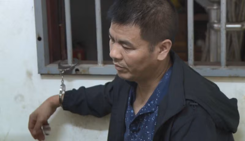 Đối tượng Yang Zhong Wu bị bắt giữ.