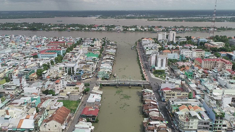 Thành phố Mỹ Tho (Tiền Giang) hôm nay.