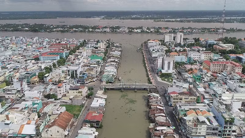 Thành phố Mỹ Tho (Tiền Giang) hôm nay.