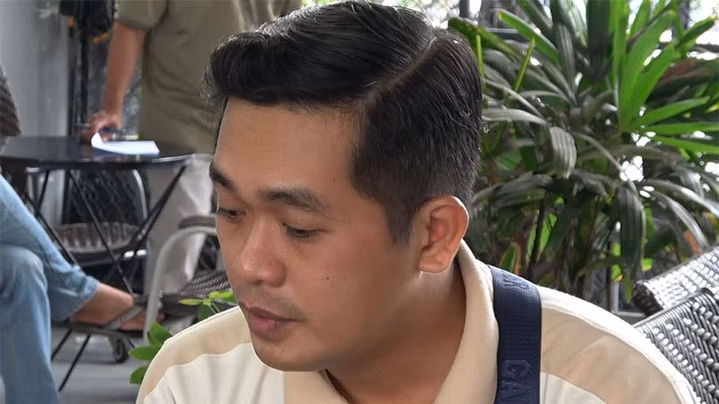 Đối tượng Lê Hoàng bị cơ quan công an tạm giữ.