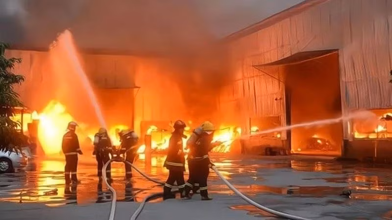 Ảnh minh họa: Một vụ cháy lớn gây hậu quả nghiêm trọng xảy ra ở tỉnh Hà Nam, Trung Quốc.