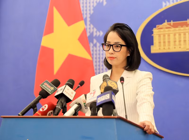 Người Phát ngôn Bộ Ngoại giao Việt Nam Phạm Thu Hằng.