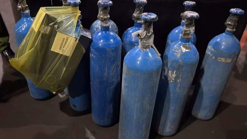 “Khí bóng cười” N2O phát hiện tại quán bar TH CLUB.