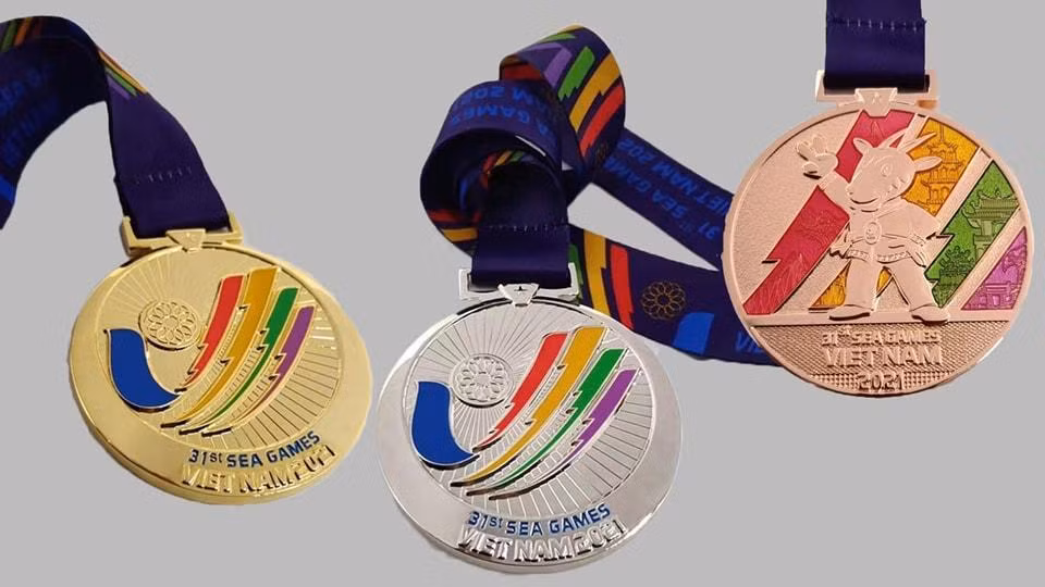 Bộ huy chương SEA Games 31.