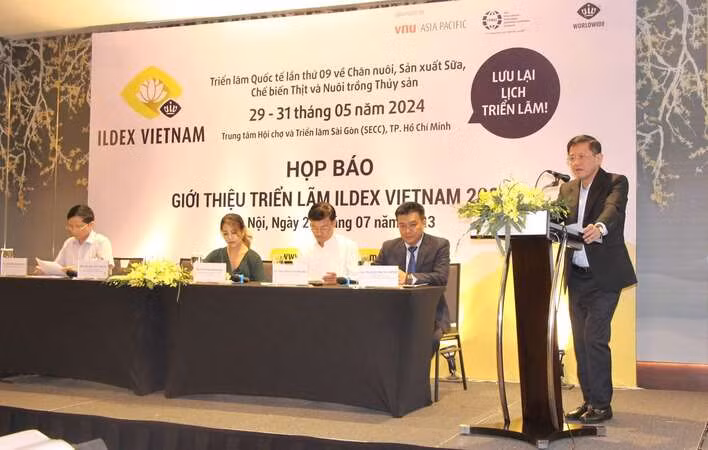 Họp báo giới thiệu Triển lãm quốc tế về Chăn nuôi, sản xuất sữa, chế biến thịt và nuôi trồng thủy sản tại Hà Nội