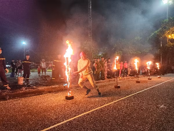 Thi nghiệp vụ phòng cháy, chữa cháy.