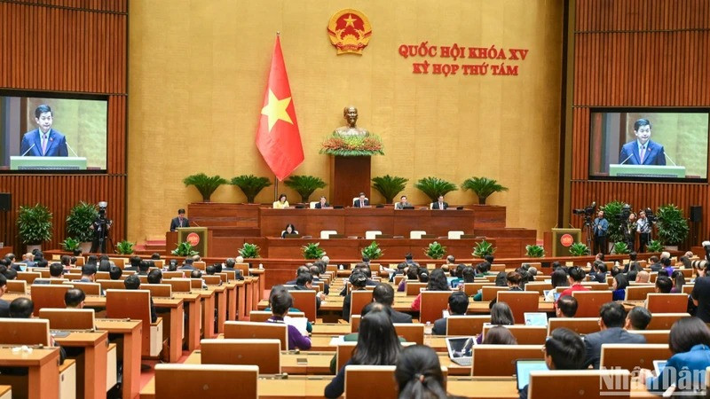 Kỳ họp thứ 8, Quốc hội khóa XV. (Ảnh minh họa: DUY LINH)