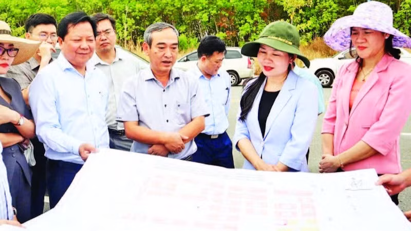 Lãnh đạo tỉnh Bình Phước kiểm tra công tác tái định cư tại thị xã Chơn Thành.