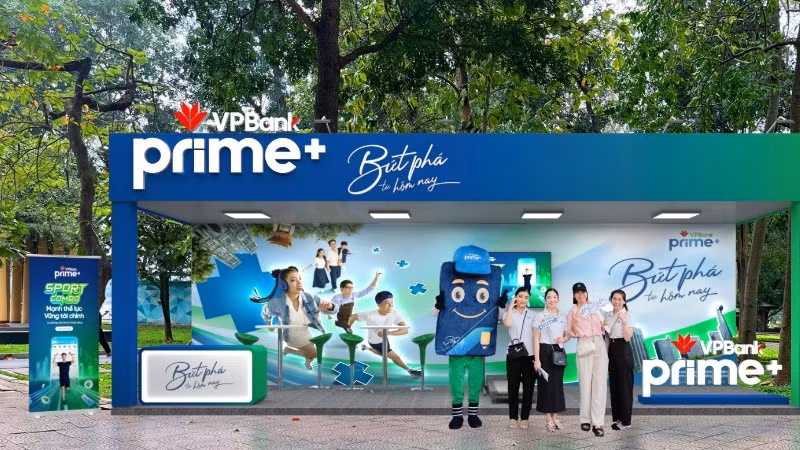 Phối cảnh gian hàng VPBank Prime tại Lễ hội năm nay.