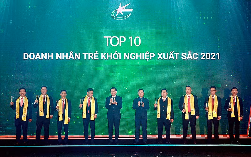 Lễ trao danh hiệu Doanh nhân trẻ khởi nghiệp xuất sắc gần đây nhất được tổ chức vào năm 2021. 