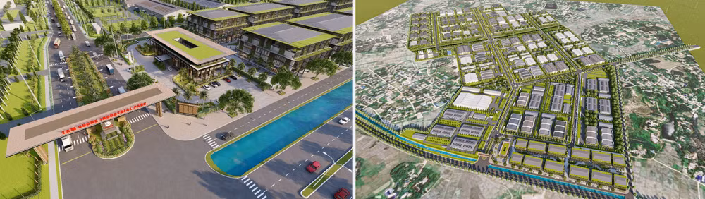 Phối cảnh dự án Khu công nghiệp SHI IP Tam Dương.