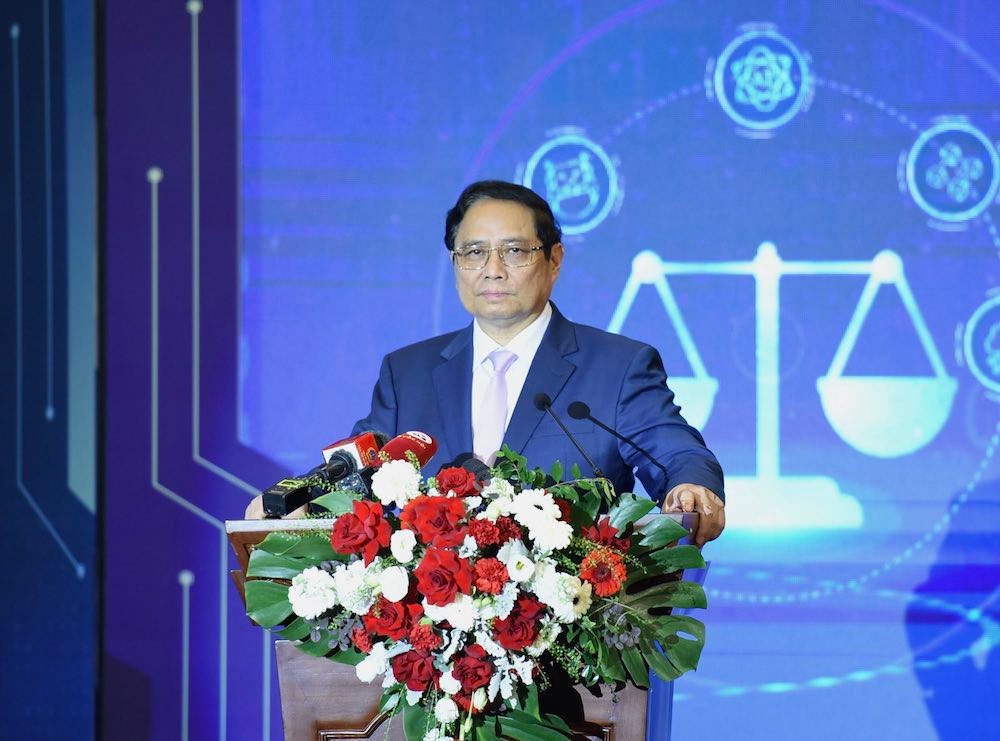 Thủ tướng Phạm Minh Chính phát biểu tại Hội nghị.