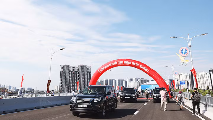 Khánh thành cầu Vĩnh Tuy - Giai đoạn 2