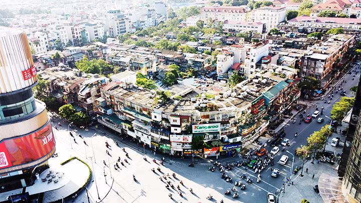 Khu tập thể Trung Tự (Đống Đa) Hà Nội, nơi cất giữ ký ức của nhiều người. 