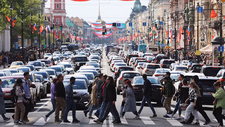 Nền kinh tế Nga đang phục hồi tăng trưởng tốt. Ảnh: REUTERS