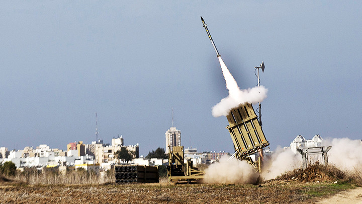 Hệ thống phòng thủ tên lửa Vòm sắt của Israel. Ảnh: GETTY IMAGES