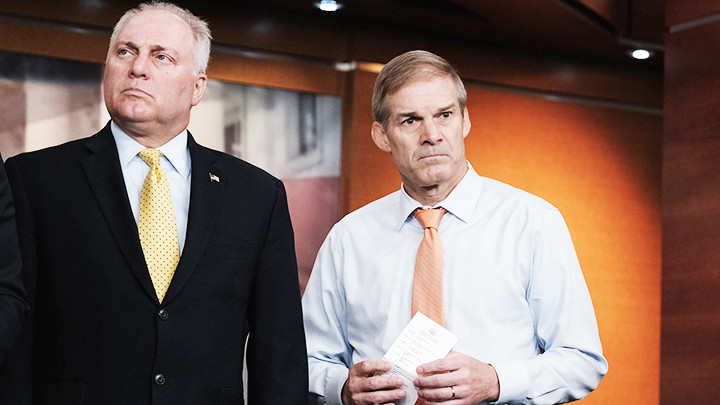 Ông Steve Scalise (trái) và Jim Jordan. Ảnh: REUTERS