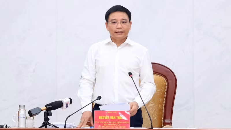 Bộ trưởng Nguyễn Văn Thắng chủ trì hội nghị.