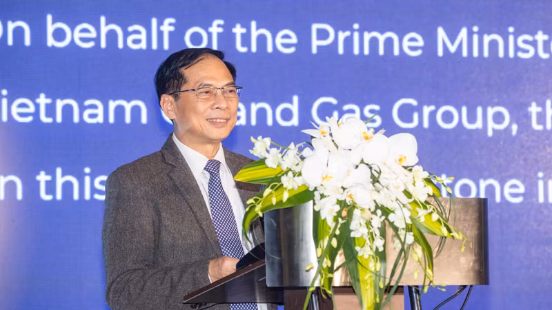 Phó Thủ tướng Chính phủ Bùi Thanh Sơn phát biểu chỉ đạo tại buổi lễ. Phó Thủ tướng Chính phủ Bùi Thanh Sơn phát biểu chỉ đạo tại buổi lễ.