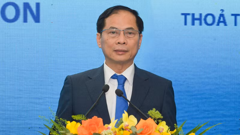 Phó Thủ tướng Bùi Thanh Sơn phát biểu tại buổi lễ.