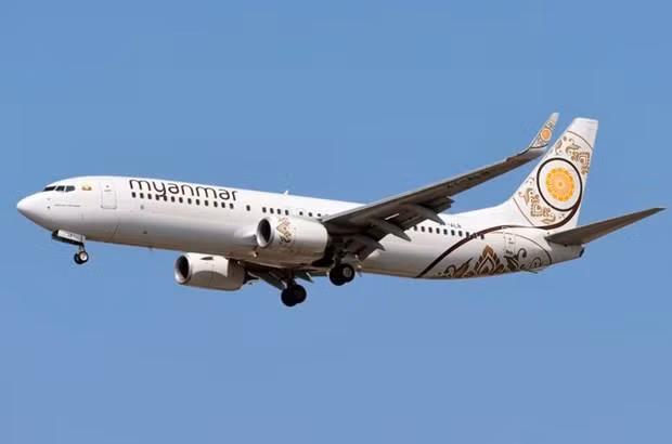 Máy bay của hãng hàng không quốc gia Myanmar. (Nguồn: thesundaily.my)