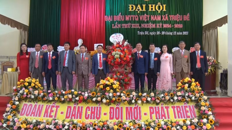 Đại hội Mặt trận Tổ quốc xã Triệu Đề, huyện Lập Thạch.