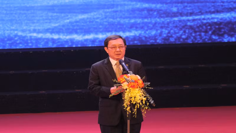 Bộ trưởng Khoa học và Công nghệ Huỳnh Thành Đạt phát biểu tại sự kiện
