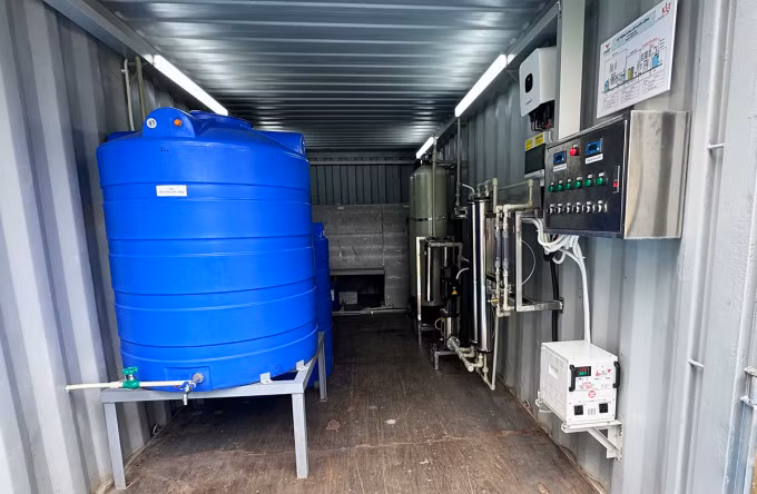 Hệ thống lọc nước nhiễm phèn, mặn lắp đặt tại Trường Phổ thông Dân tộc nội trú Trung học cơ sở huyện Trần Đề