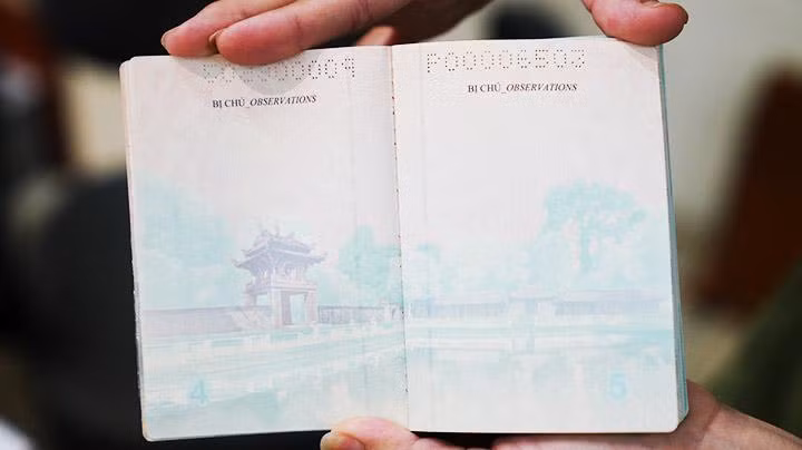 Công dân sẽ được in bị chú “nơi sinh” miễn phí vào hộ chiếu mới.