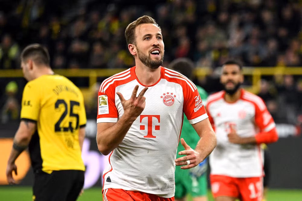 Kane có phong cách thi đấu khác hẳn những số 9 trước đây của Bayern Munich. (Ảnh FC Bayern)