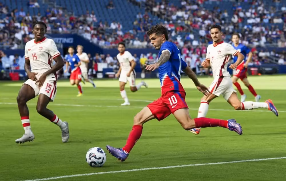Đội tuyển Mỹ của Pulisic vẫn được đánh giá cao hơn đối thủ. (Ảnh: Getty)