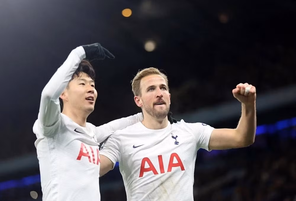 Kane và Son là cặp đôi giữ kỷ lục ghi bàn tại Premier League. (Ảnh: TottenhamFC)