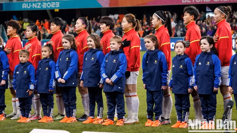 Đội tuyển nữ Việt Nam lần đầu dự World Cup nữ 2023 diễn ra tại Australia và New Zealand. (Ảnh: ĐỖ ĐẠT)