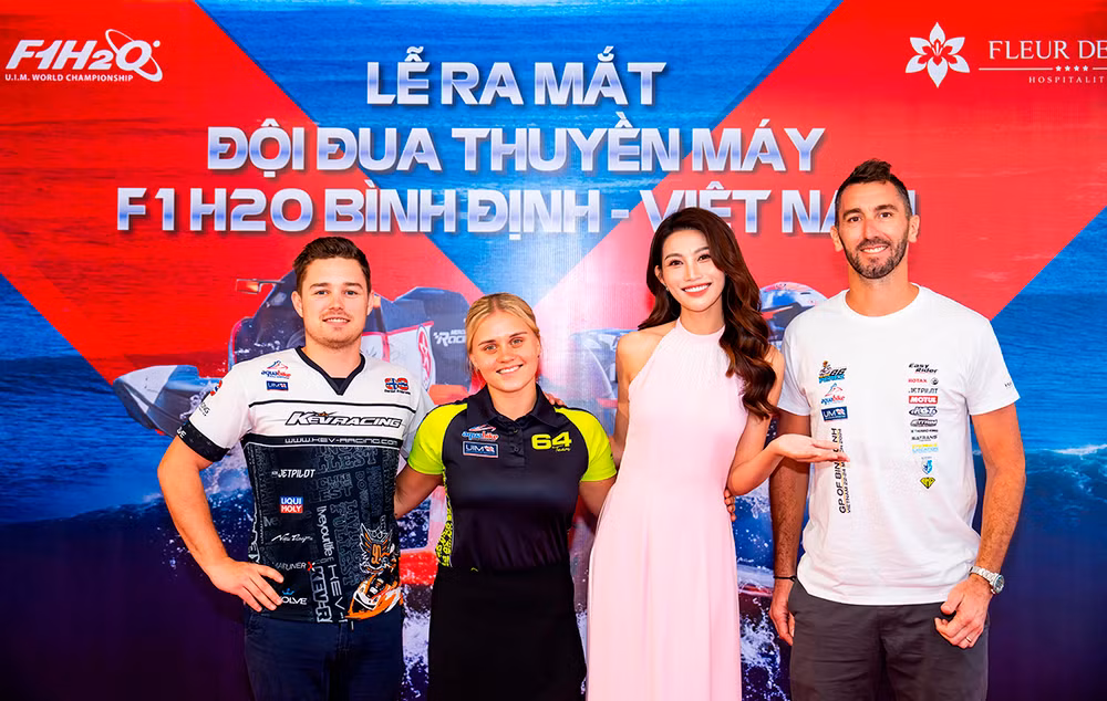 Lễ ra mắt đội đua thuyền máy F1H20 Bình Định - Việt Nam.