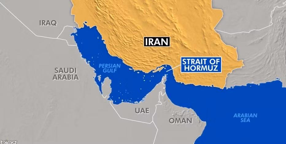 Eo biển Hormuz - nơi 20% lượng dầu mỏ thế giới đi qua hằng ngày. 