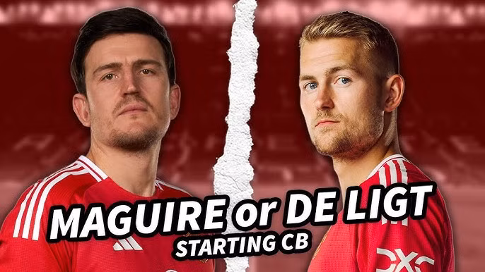 Matthijs de Ligt phải cạnh tranh vị trí với Maguire. (Ảnh: Getty)