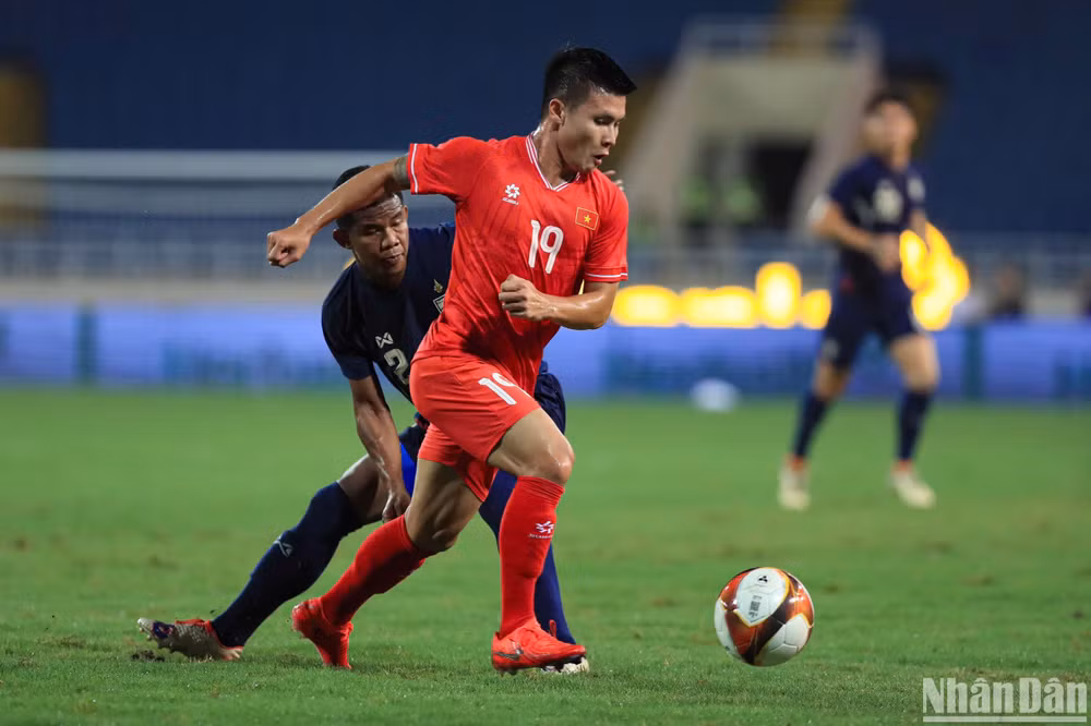 Đội tuyển Việt Nam chốt lịch thi đấu giao hữu với đội tuyển Ấn Độ dịp FIFA Days tháng 10/2024. (Ảnh: MINH ĐẠT)