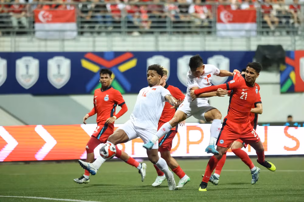 Xuân Son ghi bàn thắng ấn định chiến thắng 2-0 cho đội tuyển Việt Nam. (Ảnh: HẢI HOÀNG)