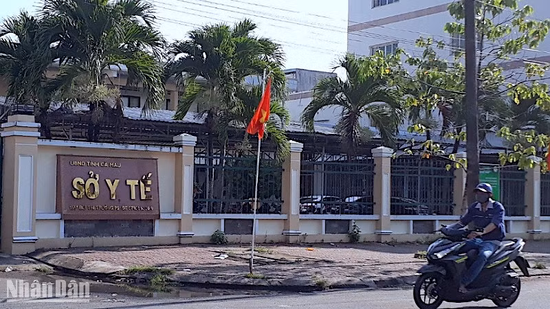 Khu hành chính của Sở Y tế Cà Mau,