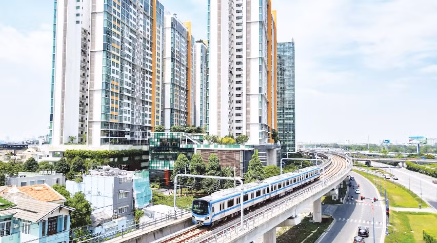 Thành phố Hồ Chí Minh tận dụng cơ chế đặc thù từ Quốc hội để thu hút đầu tư, phát triển hệ thống đường sắt đô thị. (Ảnh THẾ ANH)