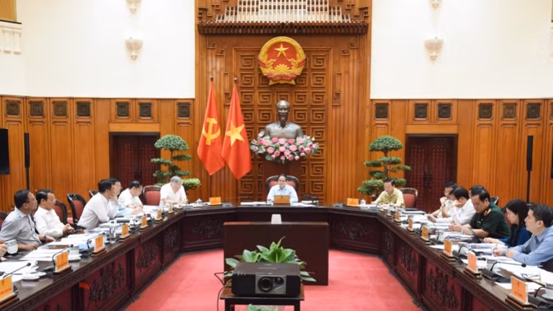 Quang cảnh cuộc họp. (Ảnh: TRẦN HẢI)