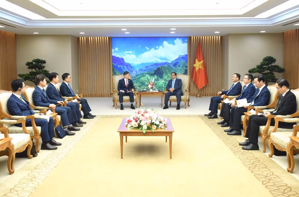 Quang cảnh buổi tiếp.