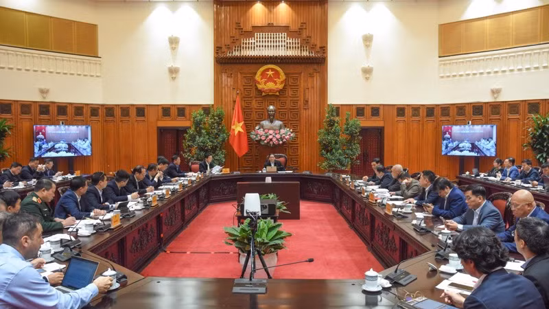 Quang cảnh cuộc họp. (Ảnh: TRẦN HẢI)